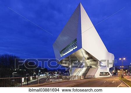 Picture - "Porsche Museum, Stuttgart, Baden-Wurttemberg, Germany, Europe". Fotosearch