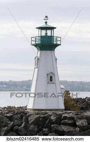 Port and lighthouse of Prescott, Ontario, Canada, North America View Large Photo Image Stock Photography - Port and lighthouse of Prescott, Ontario, Canada, North America. Fotosearch