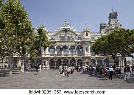 "Port Authority, Port de Barcelona, Port Vell, Barcelona, Catalonia, Spain, Europe, PublicGround, Europe" View Large Photo Image Stock Image - "Port Authority, Port de Barcelona, Port Vell, Barcelona, Catalonia, Spain, Europe, PublicGround, Europe". Fotosearch
