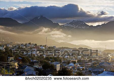 "Port city of Ushuaia, Tierra del Fuego, Argentina, South America" View Large Photo Image Stock Photography - "Port city of Ushuaia, Tierra del Fuego, Argentina, South America". Fotosearch