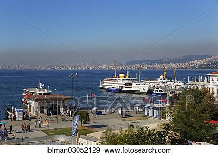 "Port in Bueyuekada, looking towards Istanbul, Sea of? Çï? ÇïMarmara, Buyukada, Prince Islands, Istanbul, Asian side, Istanbul Province, Turkey, Asia" View Large Photo Image Stock Photo - "Port in Bueyuekada, looking towards Istanbul, Sea of? Çï? ÇïMarmara, Buyukada, Prince Islands, Istanbul, Asian side, Istanbul Province, Turkey, Asia". Fotosearch