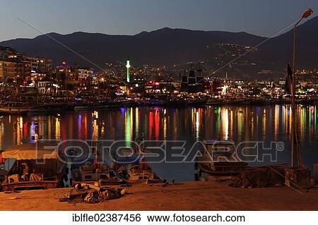 "Port of Alanya, Antalya, Turkish Riviera, Turkey, Asia" View Large Photo Image Stock Photograph - "Port of Alanya, Antalya, Turkish Riviera, Turkey, Asia". Fotosearch