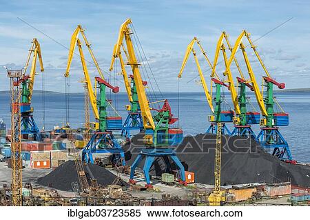 Stock Photography - "Port of Anadyr, Anadyr, Chukotka Autonomous Okrug, Russia, Europe". Fotosearch