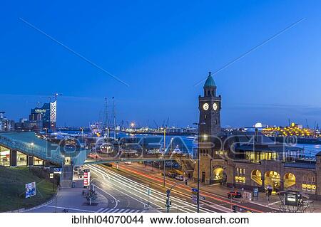 "Port of Hamburg with Elbe Philharmonic Hall and Landungsbrucken jetties, Hamburg, Germany, Europe" View Large Photo Image Picture - "Port of Hamburg with Elbe Philharmonic Hall and Landungsbrucken jetties, Hamburg, Germany, Europe". Fotosearch