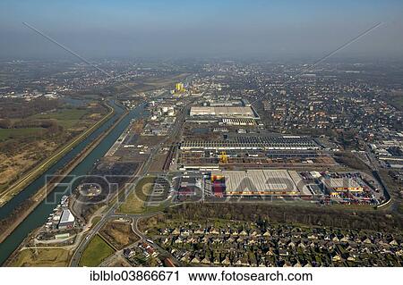 "Port of Hamm, Datteln-Hamm Canal, Commercial Area, industrial park, Hamm, Ruhr Area, North Rhine-Westphalia, Germany, Europe" View Large Photo Image Stock Image - "Port of Hamm, Datteln-Hamm Canal, Commercial Area, industrial park, Hamm, Ruhr Area, North Rhine-Westphalia, Germany, Europe". Fotosearch