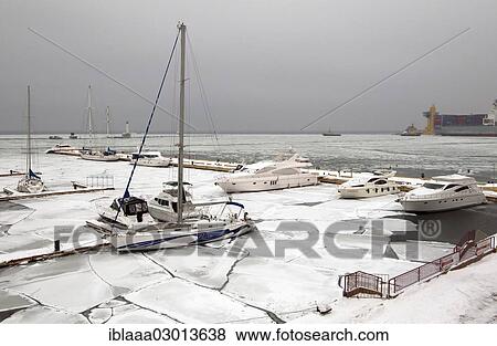 "Port of Odessa in winter, Odessa, Odessa Oblast, Ukraine, Europe" View Large Photo Image Stock Photo - "Port of Odessa in winter, Odessa, Odessa Oblast, Ukraine, Europe". Fotosearch