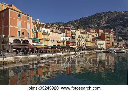"Port of Villefranche-sur-Mer, morning mood, Villefranche-sur-Mer, French Riviera, Alpes-Maritimes, Provence-Alpes-Cote d’Azur, France, Europe" View Large Photo Image Stock Image - "Port of Villefranche-sur-Mer, morning mood, Villefranche-sur-Mer, French Riviera, Alpes-Maritimes, Provence-Alpes-Cote d’Azur, France, Europe". Fotosearch