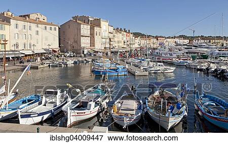 Stock Photo - "Port, Saint-Tropez, Cote d'Azur, France, Europe". Fotosearch