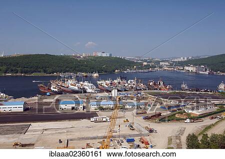 "Port, Vladivostok, Primorsky Krai, Russia, Europe" View Large Photo Image Stock Image - "Port, Vladivostok, Primorsky Krai, Russia, Europe". Fotosearch
