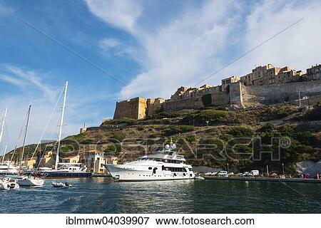 "Port with castle, Bonifacio, Corsica, France, Europe" View Large Photo Image Stock Photo - "Port with castle, Bonifacio, Corsica, France, Europe". Fotosearch