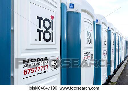 "Portable toilets, toilet containers, Riga, Latvia, Europe" View Large Photo Image Stock Image - "Portable toilets, toilet containers, Riga, Latvia, Europe". Fotosearch
