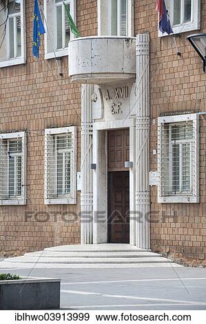 "Portal of the police station, Pomezia, Lazio, Italy, Europe" View Large Photo Image Stock Photo - "Portal of the police station, Pomezia, Lazio, Italy, Europe". Fotosearch