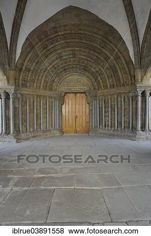 "Portal, Romanesque-Gothic church, St. Procopius Basilica, UNESCO World Heritage Site, Trebic, Vysocina Region, Czech Republic, Europe" View Large Photo Image Stock Photo - "Portal, Romanesque-Gothic church, St. Procopius Basilica, UNESCO World Heritage Site, Trebic, Vysocina Region, Czech Republic, Europe". Fotosearch