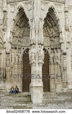"Portal with figures of saints, St. Peter's Cathedral, Regensburg, Upper Palatinate, Bavaria, Germany, Europe" View Large Photo Image Stock Photograph - "Portal with figures of saints, St. Peter's Cathedral, Regensburg, Upper Palatinate, Bavaria, Germany, Europe". Fotosearch