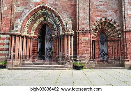 "Portals of St. Magnus Cathedral, Romanesque and Norman architecture, 12th century, Kirkwall, Mainland, Orkney, Scotland, United Kingdom, Europe" View Large Photo Image Stock Image - "Portals of St. Magnus Cathedral, Romanesque and Norman architecture, 12th century, Kirkwall, Mainland, Orkney, Scotland, United Kingdom, Europe". Fotosearch