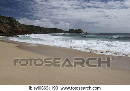 "Porthcurno beach, Porthcurno, St Levan, Cornwall, England, United Kingdom, Europe" View Large Photo Image Stock Image - "Porthcurno beach, Porthcurno, St Levan, Cornwall, England, United Kingdom, Europe". Fotosearch