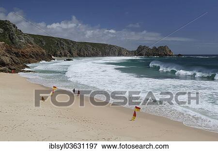 "Porthcurno beach, Porthcurno, St Levan, Cornwall, England, United Kingdom, Europe" View Large Photo Image Stock Photo - "Porthcurno beach, Porthcurno, St Levan, Cornwall, England, United Kingdom, Europe". Fotosearch