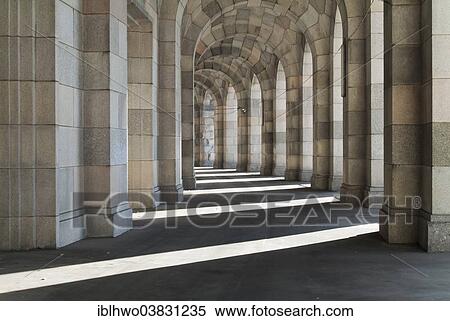 Stock Photography - "Portico, Congress Hall of the Nazi Party, 1933-1945, not completed, Documentation Centre Nazi Party Rally Grounds, Nuremberg, Bavaria, Germany, Europe". Fotosearch