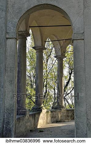 "Portico of Chapel XII, historic pilgrimage route to the Sanctuary of Santa Maria del Monte on the Sacro Monte di Varese or Sacred Mount of Varese, UNESCO World Cultural Heritage Site, Varese, Lombardy, Italy, Europe" View Large Photo Image Stock Photograph - "Portico of Chapel XII, historic pilgrimage route to the Sanctuary of Santa Maria del Monte on the Sacro Monte di Varese or Sacred Mount of Varese, UNESCO World Cultural Heritage Site, Varese, Lombardy, Italy, Europe". Fotosearch