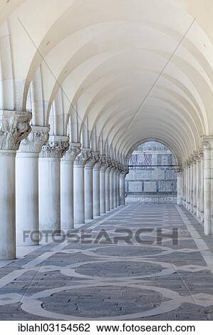 "Portico of Doge's Palace from St. Mark's Square, Venice, Venezien, Italy, Europe" View Large Photo Image Stock Image - "Portico of Doge's Palace from St. Mark's Square, Venice, Venezien, Italy, Europe". Fotosearch