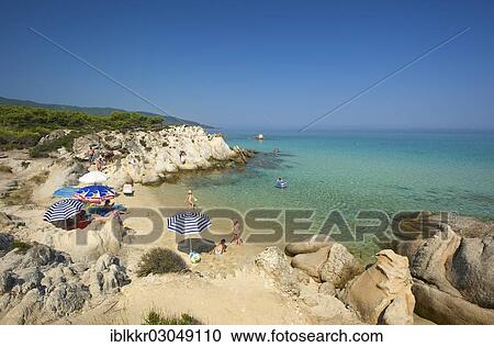 "Portokali Beach, Kavourotypes, Sithonia, Chalkidiki, Greece, Europe" View Large Photo Image Stock Image - "Portokali Beach, Kavourotypes, Sithonia, Chalkidiki, Greece, Europe". Fotosearch