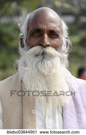 "Portrait, Indian man with a white beard, Kerala, South India, India, Asia" View Large Photo Image Stock Image - "Portrait, Indian man with a white beard, Kerala, South India, India, Asia". Fotosearch
