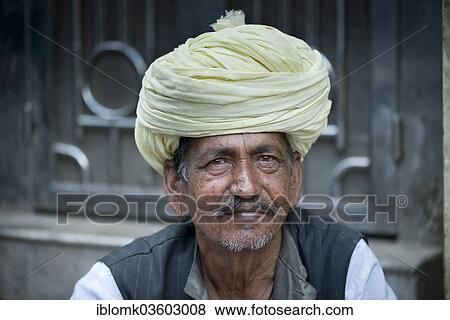 "Portrait, man wearing a turban, Mehrangarh Fort, Jodhpur, Rajasthan, India, Asia" View Large Photo Image Stock Photo - "Portrait, man wearing a turban, Mehrangarh Fort, Jodhpur, Rajasthan, India, Asia". Fotosearch