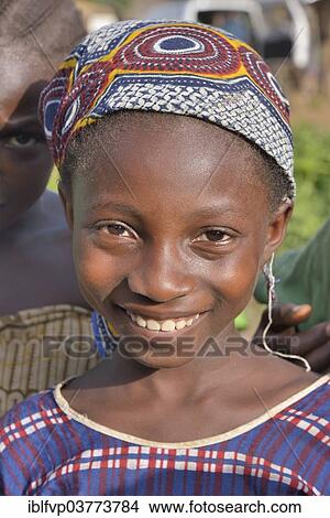 "Portrait of a girl in Waiima, Kono District, Sierra Leone, Africa" View Large Photo Image Picture - "Portrait of a girl in Waiima, Kono District, Sierra Leone, Africa". Fotosearch