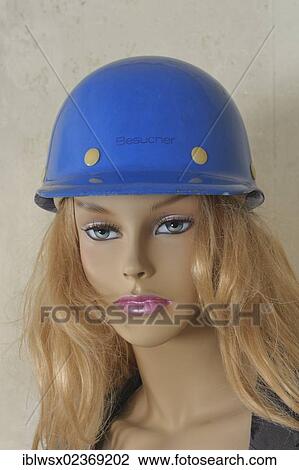 Portrait of a mannequin with a hard hat View Large Photo Image Stock Image - Portrait of a mannequin with a hard hat. Fotosearch