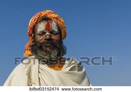 "Portrait of a Rama sadhu, holy man, at the Sangam, the confluence of the rivers Ganges, Yamuna and Saraswati, during Kumbha Mela festival, Allahabad, Uttar Pradesh, India, Asia" View Large Photo Image Picture - "Portrait of a Rama sadhu, holy man, at the Sangam, the confluence of the rivers Ganges, Yamuna and Saraswati, during Kumbha Mela festival, Allahabad, Uttar Pradesh, India, Asia". Fotosearch