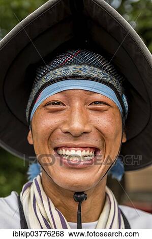 "Portrait of a smiling Japanese rickshaw puller, Kyoto, Japan, Asia" View Large Photo Image Stock Photo - "Portrait of a smiling Japanese rickshaw puller, Kyoto, Japan, Asia". Fotosearch
