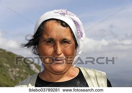"Portrait of a Turkish woman in Akyaka, Mugla Province, Turkey, Asia" View Large Photo Image Stock Image - "Portrait of a Turkish woman in Akyaka, Mugla Province, Turkey, Asia". Fotosearch