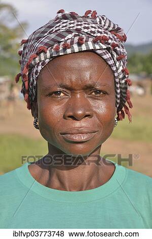 "Portrait of a woman in Waiima, Kono District, Sierra Leone, Africa" View Large Photo Image Stock Photo - "Portrait of a woman in Waiima, Kono District, Sierra Leone, Africa". Fotosearch