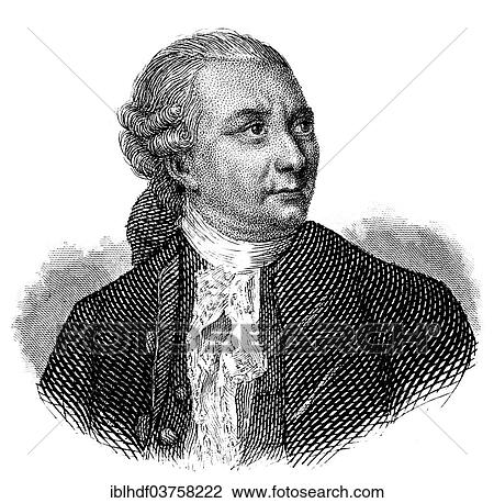 Stock Image - "Portrait of Friedrich Gottlieb Klopstock, 1724 - 1803, German poet". Fotosearch