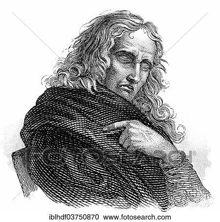 "Portrait of John Milton, 1608 - 1674, English poet and political philosopher" View Large Photo Image Stock Image - "Portrait of John Milton, 1608 - 1674, English poet and political philosopher". Fotosearch