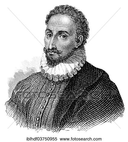 "Portrait of Miguel de Cervantes Saavedra, 1547 - 1616, Spanish writer" View Large Photo Image Stock Photography - "Portrait of Miguel de Cervantes Saavedra, 1547 - 1616, Spanish writer". Fotosearch