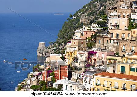 Picture - "Positano, Amalfi coast, Italy, Europe". Fotosearch