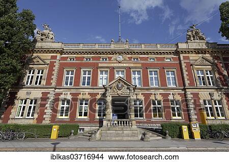 Picture - "Post Office, 1889, Gorlitz, Saxony, Germany, Europe". Fotosearch