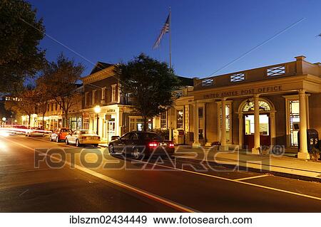 Stock Photo - "Post Office in Bristol, Rhode Island, USA". Fotosearch