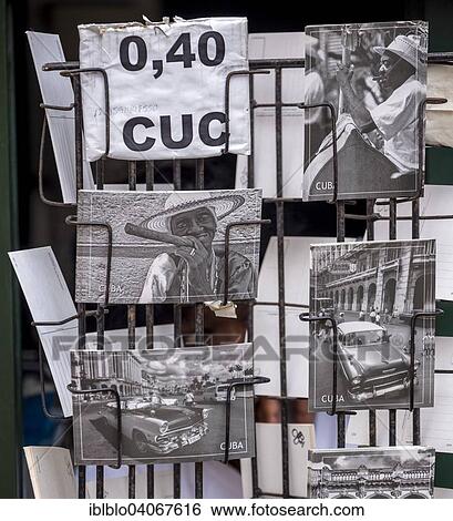 "Postcard stand, Havana, Cuba, North America" View Large Photo Image Stock Photograph - "Postcard stand, Havana, Cuba, North America". Fotosearch