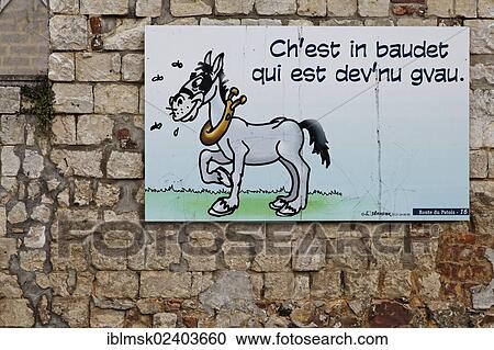 "Poster campaign with the Picard dialect of Ch'tis, Olhain, Bruay-la-Buissiere, Via Francigena, Pas-de-Calais department, North Pas-de-Calais region, France, Europe" View Large Photo Image Stock Image - "Poster campaign with the Picard dialect of Ch'tis, Olhain, Bruay-la-Buissiere, Via Francigena, Pas-de-Calais department, North Pas-de-Calais region, France, Europe". Fotosearch