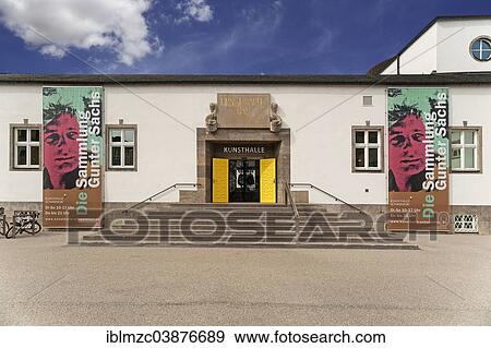 "Posters at the art gallery advertising an exhibition from the art collection of Gunter Sachs, former Hans Sachs bath, Schweinfurt, Lower Franconia, Bavaria, Germany, Europe" View Large Photo Image Stock Photo - "Posters at the art gallery advertising an exhibition from the art collection of Gunter Sachs, former Hans Sachs bath, Schweinfurt, Lower Franconia, Bavaria, Germany, Europe". Fotosearch