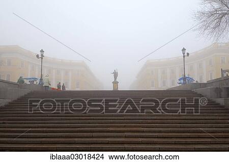"Potemkin Stairs, best-known landmark of Odessa, on the Black Sea, Ukraine, Eastern Europe, Odessa, Odessa Oblast, Ukraine, Europe" View Large Photo Image Picture - "Potemkin Stairs, best-known landmark of Odessa, on the Black Sea, Ukraine, Eastern Europe, Odessa, Odessa Oblast, Ukraine, Europe". Fotosearch