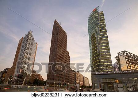 Stock Image - "Potsdamer Platz, Berlin, Germany, Europe". Fotosearch
