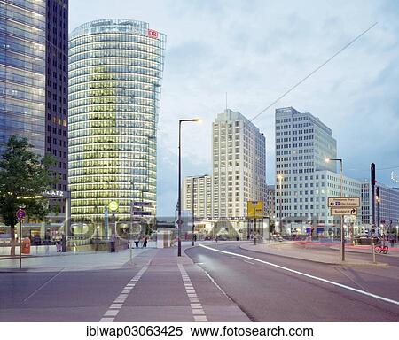 "Potsdamer Platz, Potsdam Square, DB Building and the Ritz-Carlton Hotel, Mitte, Berlin, Berlin, Germany, Europe" View Large Photo Image Stock Photography - "Potsdamer Platz, Potsdam Square, DB Building and the Ritz-Carlton Hotel, Mitte, Berlin, Berlin, Germany, Europe". Fotosearch