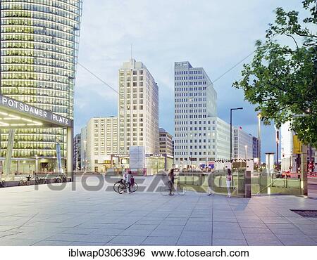 "Potsdamer Platz square, Mitte, Berlin, Berlin, Germany, Europe" View Large Photo Image Stock Photograph - "Potsdamer Platz square, Mitte, Berlin, Berlin, Germany, Europe". Fotosearch
