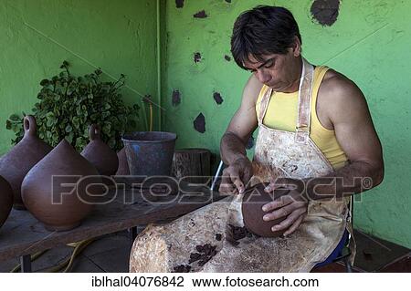 "Pottery, traditional pottery, El Cercado, La Gomera, Canary Islands, Spain, Europe" View Large Photo Image Stock Image - "Pottery, traditional pottery, El Cercado, La Gomera, Canary Islands, Spain, Europe". Fotosearch