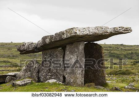 "Poulnabrone Dolmen, Burren National Park, County Clare, Ireland, Europe" View Large Photo Image Stock Photo - "Poulnabrone Dolmen, Burren National Park, County Clare, Ireland, Europe". Fotosearch