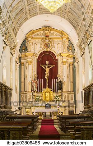"Pousada de Santa Marinha, interior of the church, Guimaraes, Minho, Portugal, Europe" View Large Photo Image Stock Photograph - "Pousada de Santa Marinha, interior of the church, Guimaraes, Minho, Portugal, Europe". Fotosearch