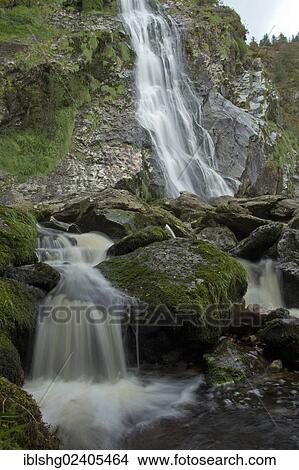 "Powerscourt Waterfall, County Wicklow, Ireland, Europe" View Large Photo Image Picture - "Powerscourt Waterfall, County Wicklow, Ireland, Europe". Fotosearch